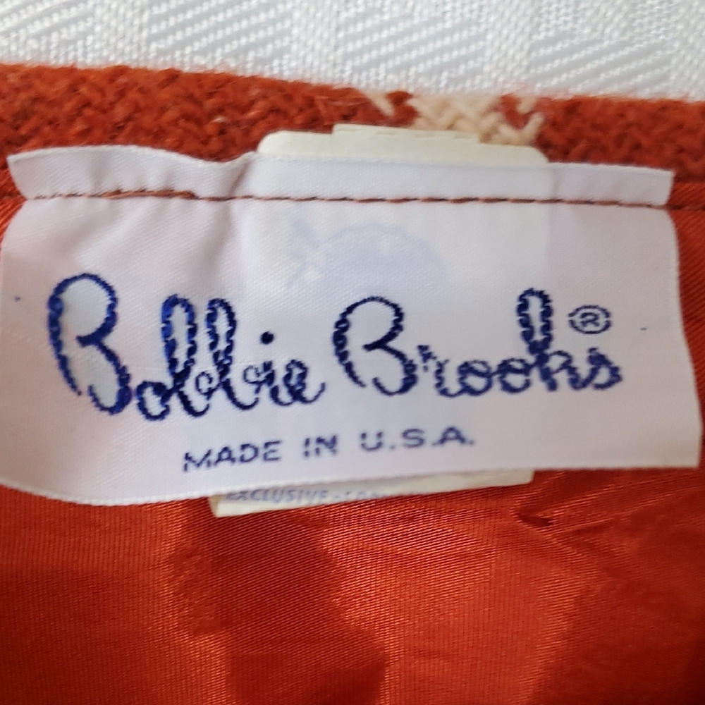 Vtg Bobbie Brooks Plaid Mini Skirt in Red and Cream Dark Acacademia - Picture 10 of 14